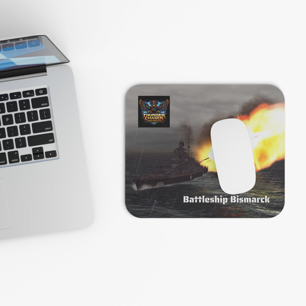 Battleship Bismarck Mouse Pad — Thunder Chaser Combat Simulations Mouse Pad