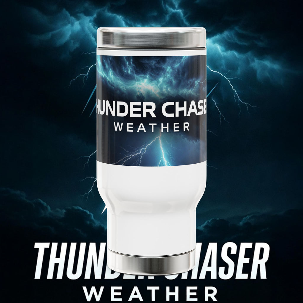 Thunder Chaser Weather 14oz Stainless Travel Mug with Handle