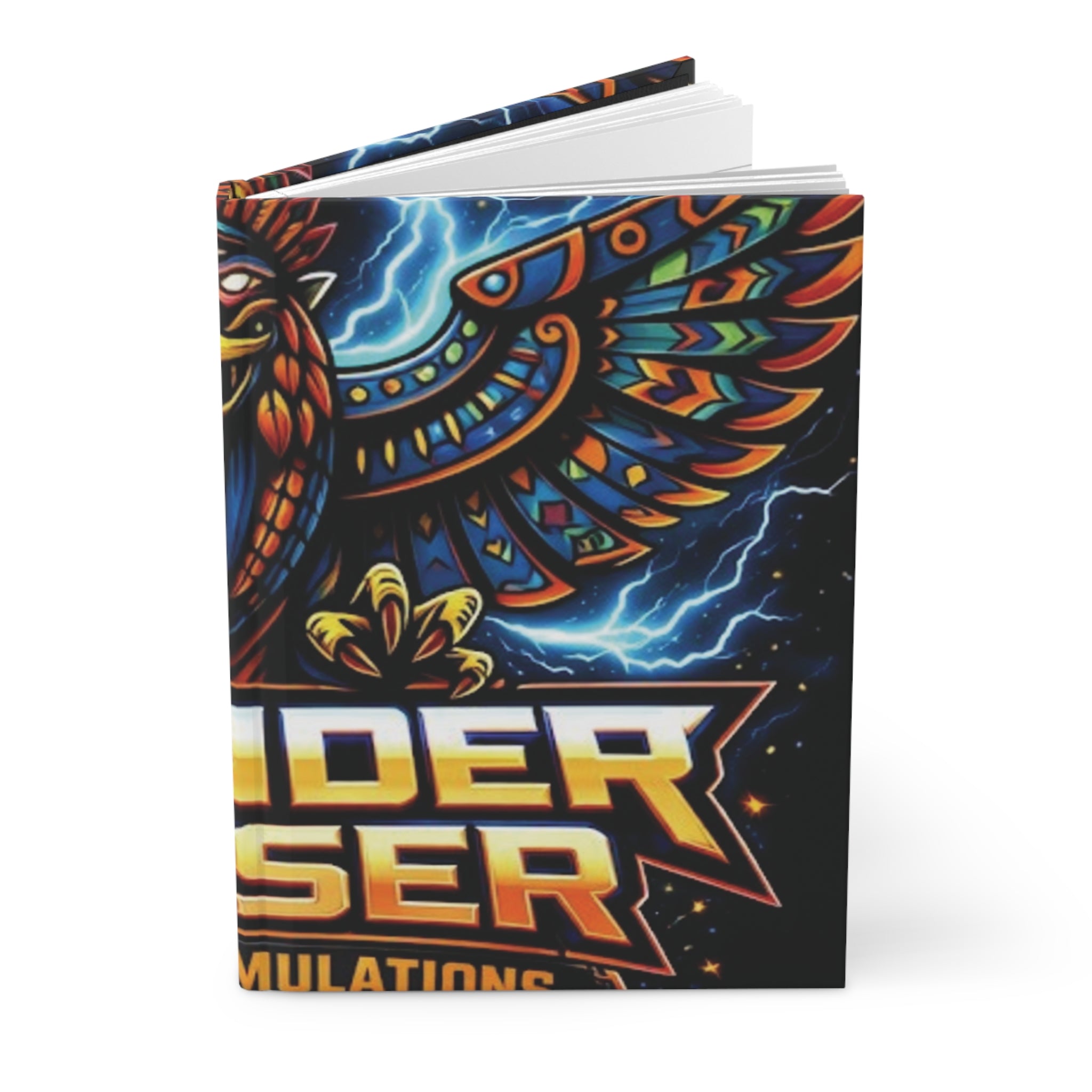 Thunder Chaser Combat Simulations Field Journal – Hardcover Matte Notebook