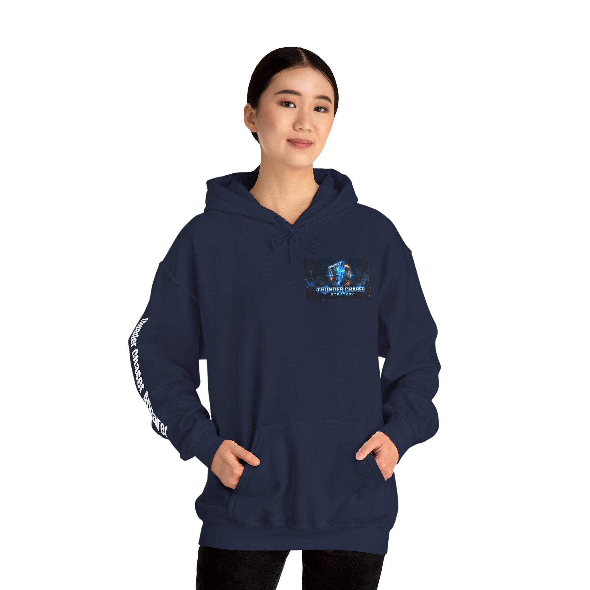 Thunder Chaser Strategy Hoodie – Lightning Bolt Graphic Sweatshirt
