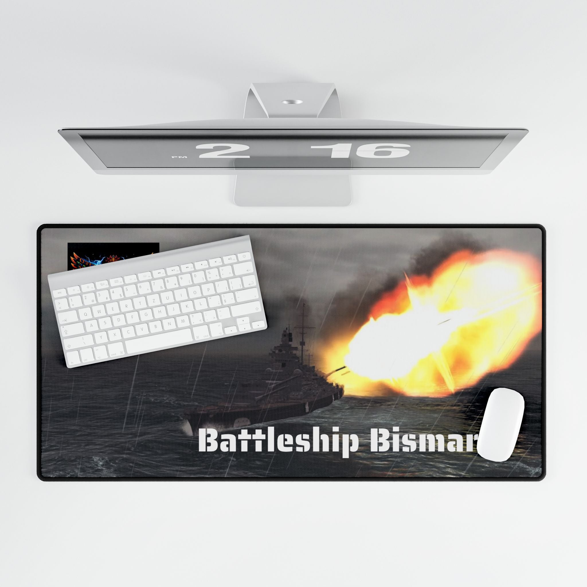 Bismarck Desk Mat — Thunder Chaser Combat Simulations Gaming Mouse Pad