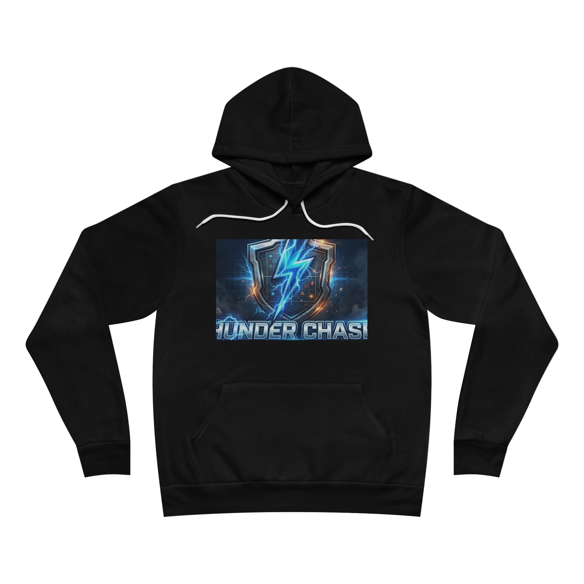 Thunder Chase Strategy Hoodie | Lightning Bolt Gaming Pullover – Sizes XS–2XL