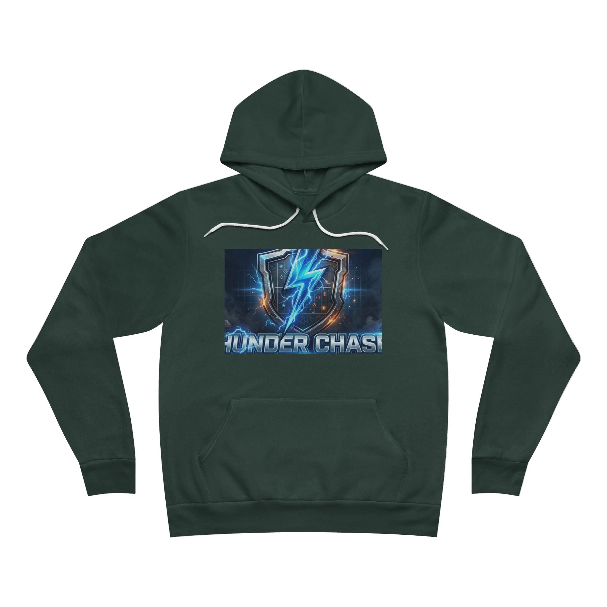 Thunder Chase Strategy Hoodie | Lightning Bolt Gaming Pullover – Sizes XS–2XL