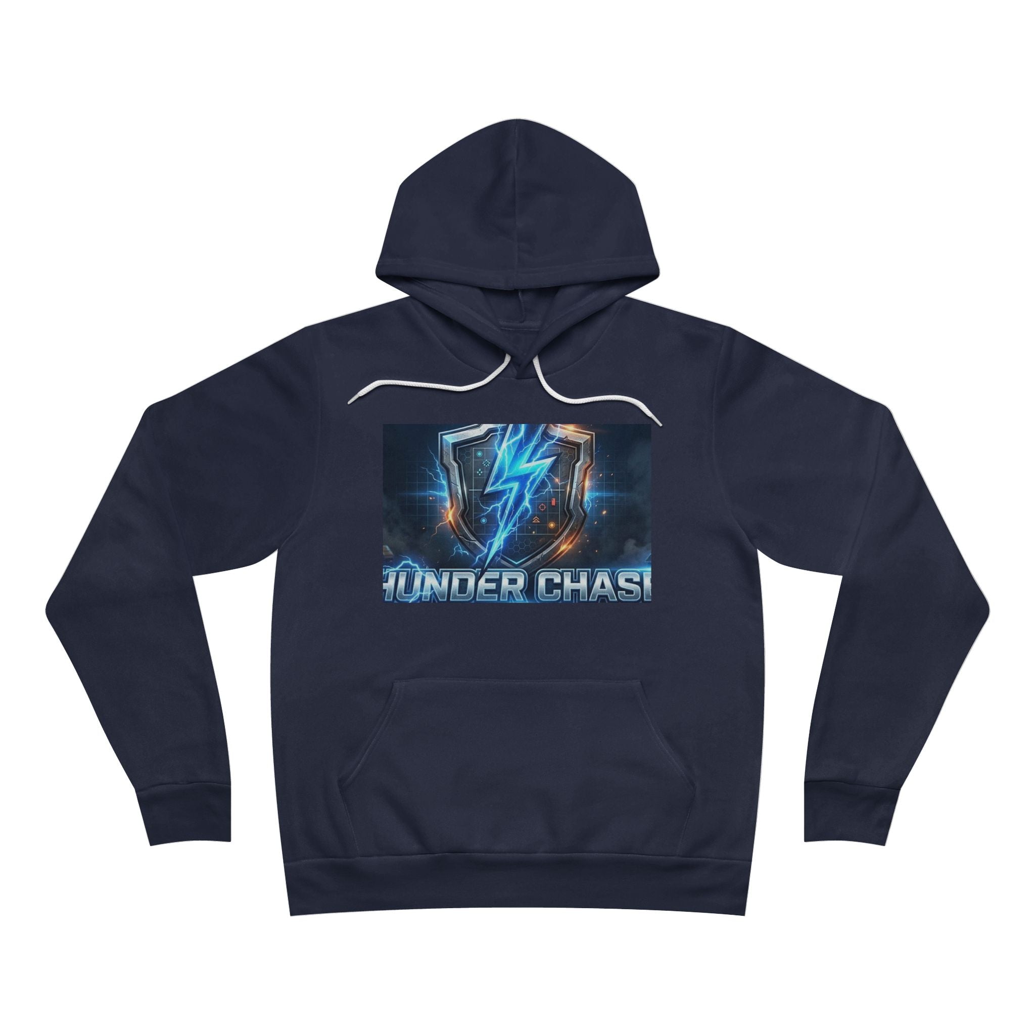 Thunder Chase Strategy Hoodie | Lightning Bolt Gaming Pullover – Sizes XS–2XL