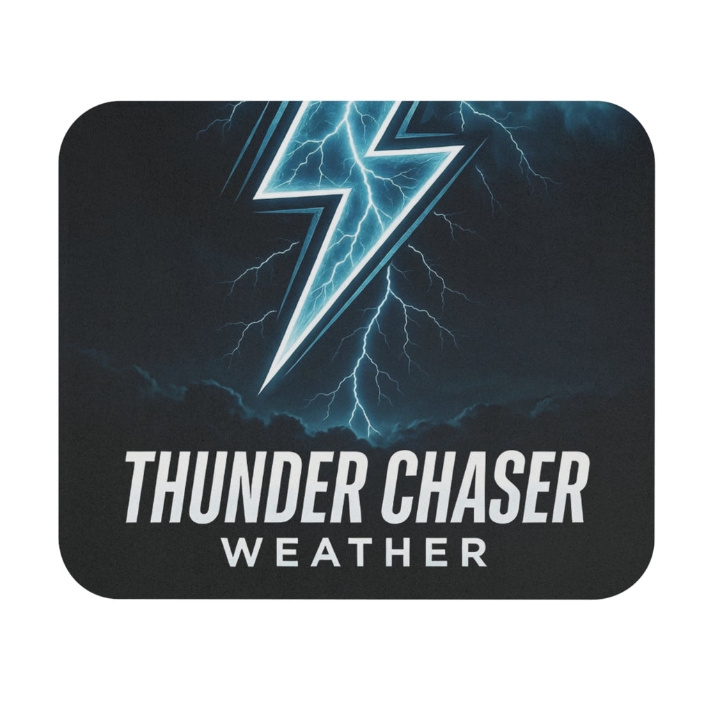 Thunder Chaser Weather Mouse Pad – Lightning Storm Rectangle Mousepad