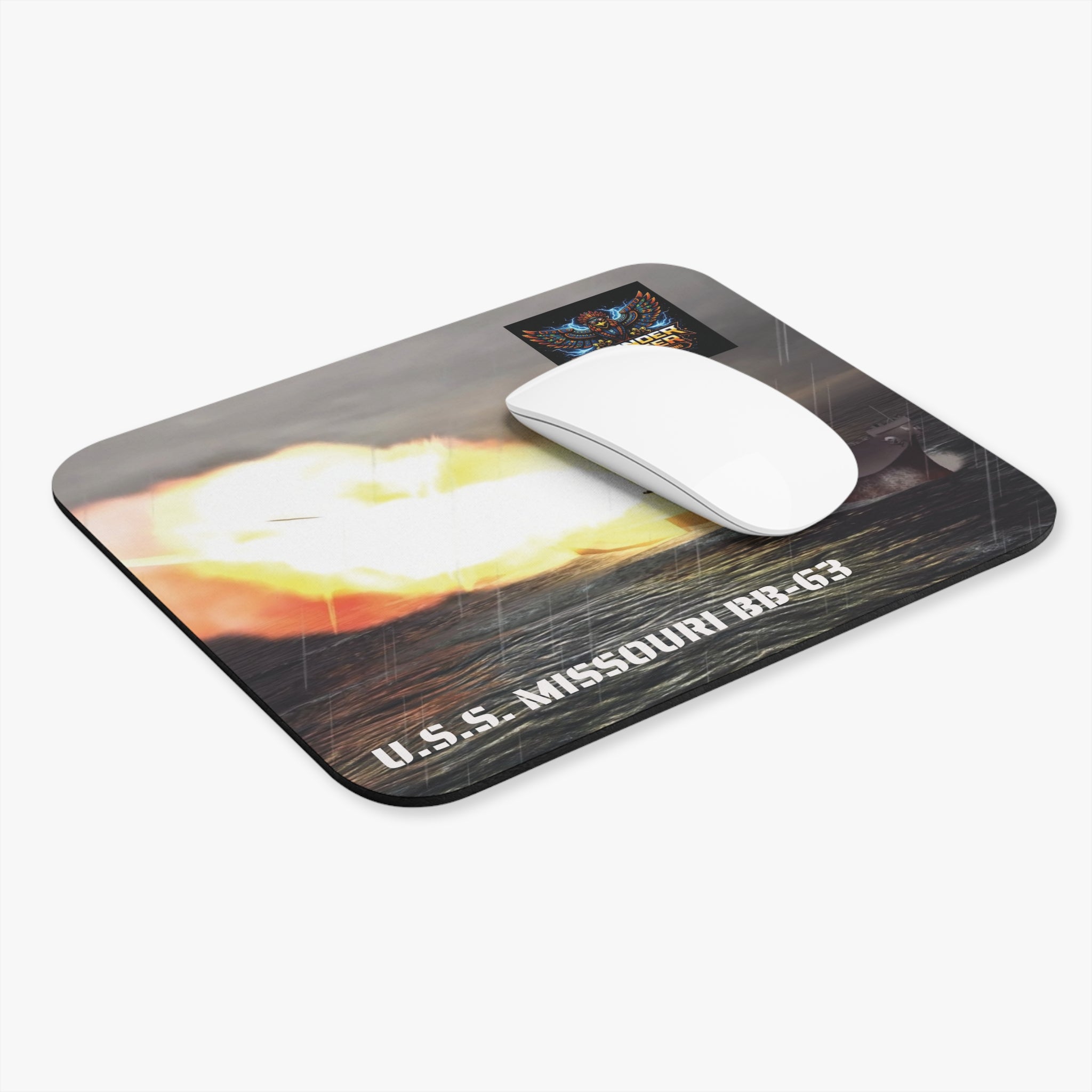 U.S.S. Missouri BB-63 Battleship Mouse Pad – Thunder Chaser Combat Simulations