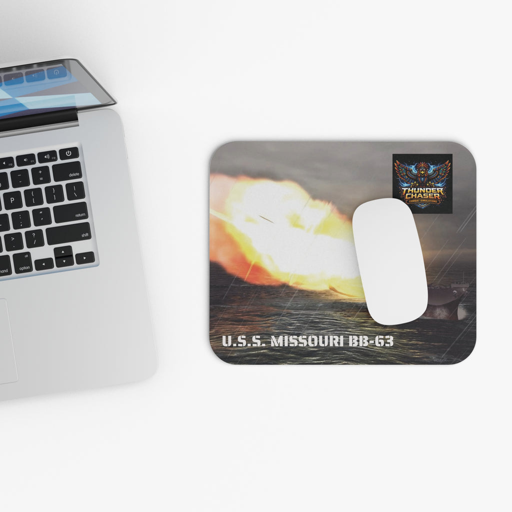 U.S.S. Missouri BB-63 Battleship Mouse Pad – Thunder Chaser Combat Simulations