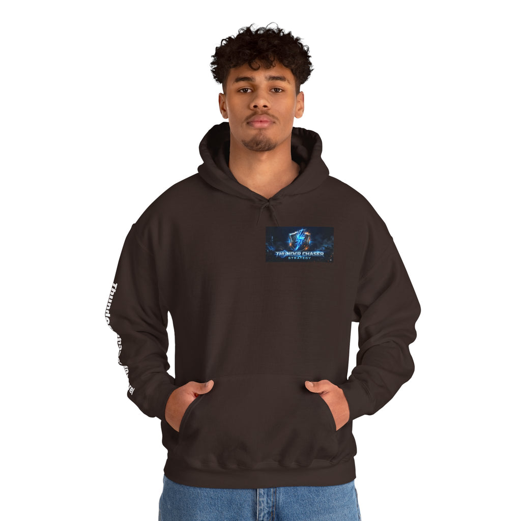 Thunder Chaser Strategy Hoodie – Lightning Bolt Graphic Sweatshirt
