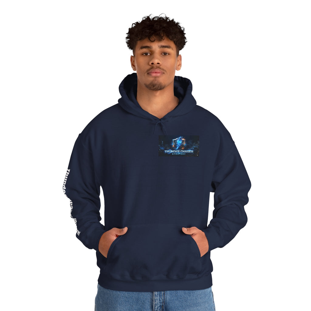 Thunder Chaser Strategy Hoodie – Lightning Bolt Graphic Sweatshirt