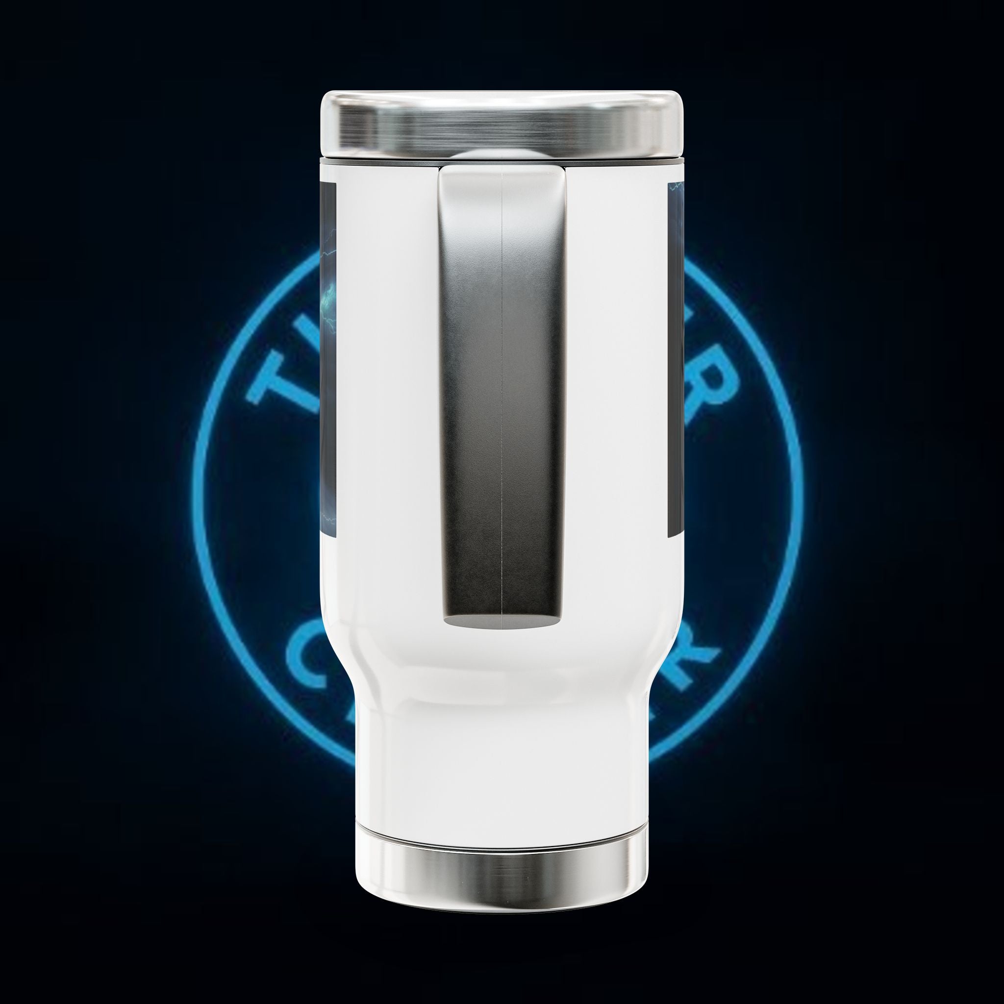 Thunder Chaser Weather 14oz Stainless Travel Mug with Handle