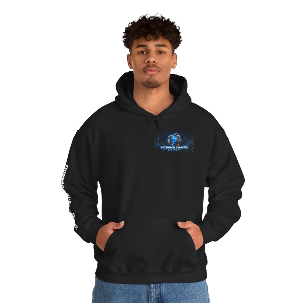 Thunder Chaser Strategy Hoodie – Lightning Bolt Graphic Sweatshirt