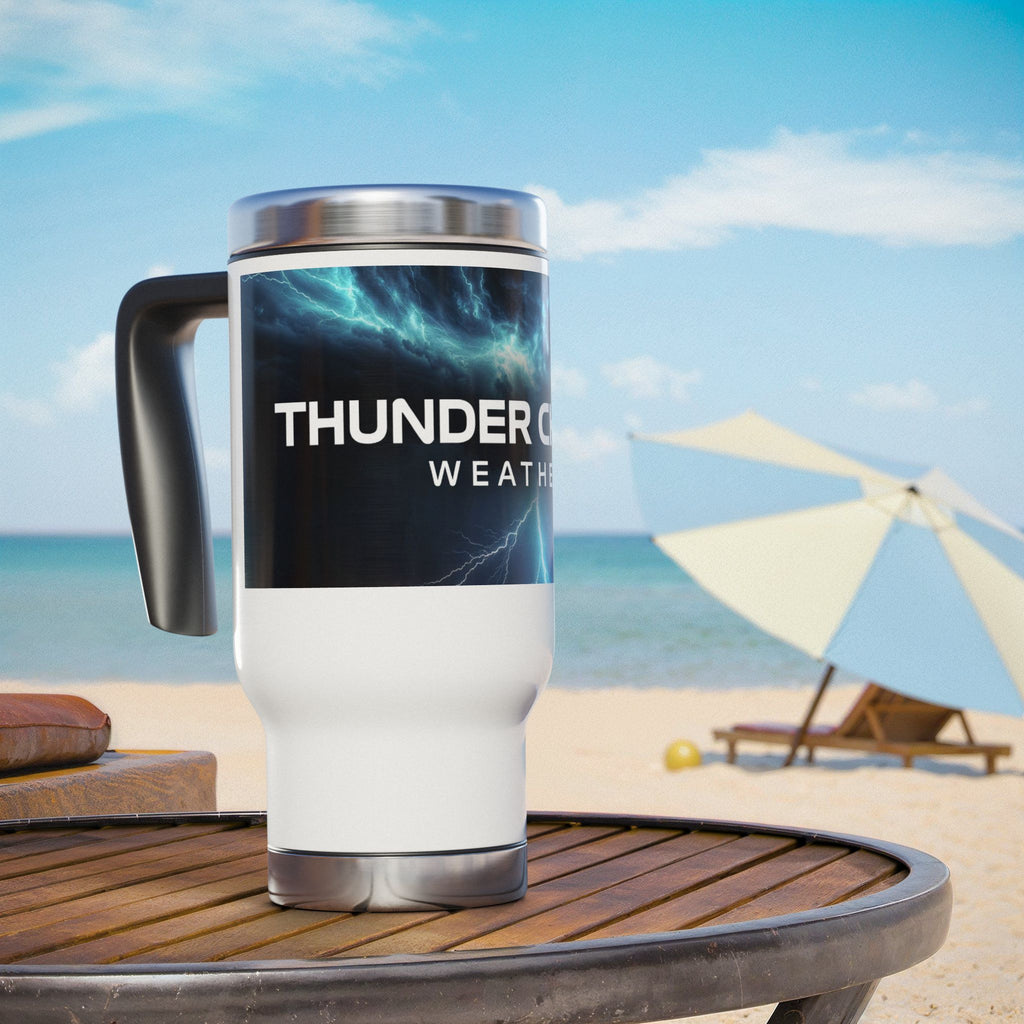 Thunder Chaser Weather 14oz Stainless Travel Mug with Handle