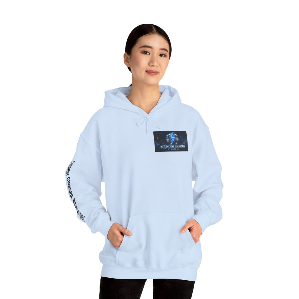 Thunder Chaser Strategy Hoodie – Lightning Bolt Graphic Sweatshirt