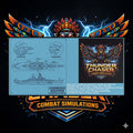 USS Missouri BB-63 Blueprint Desk Mat — Extended Gaming/Work Surface with Tactical Blueprint Design