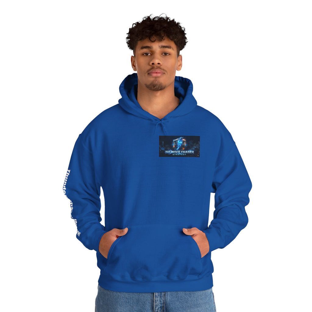 Thunder Chaser Strategy Hoodie – Lightning Bolt Graphic Sweatshirt