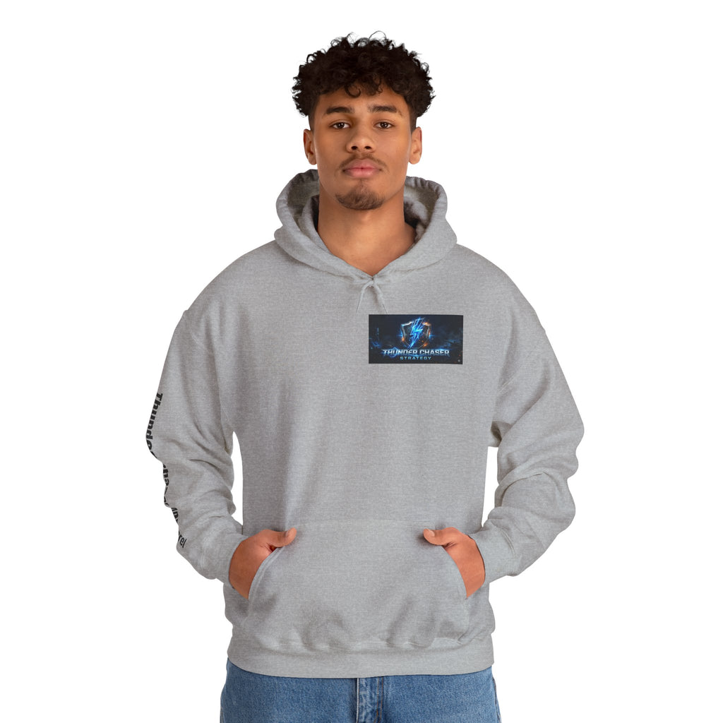 Thunder Chaser Strategy Hoodie – Lightning Bolt Graphic Sweatshirt