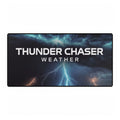 Thunder Chaser Weather Desk Mat — Lightning Storm Gaming/Work Mouse Pad