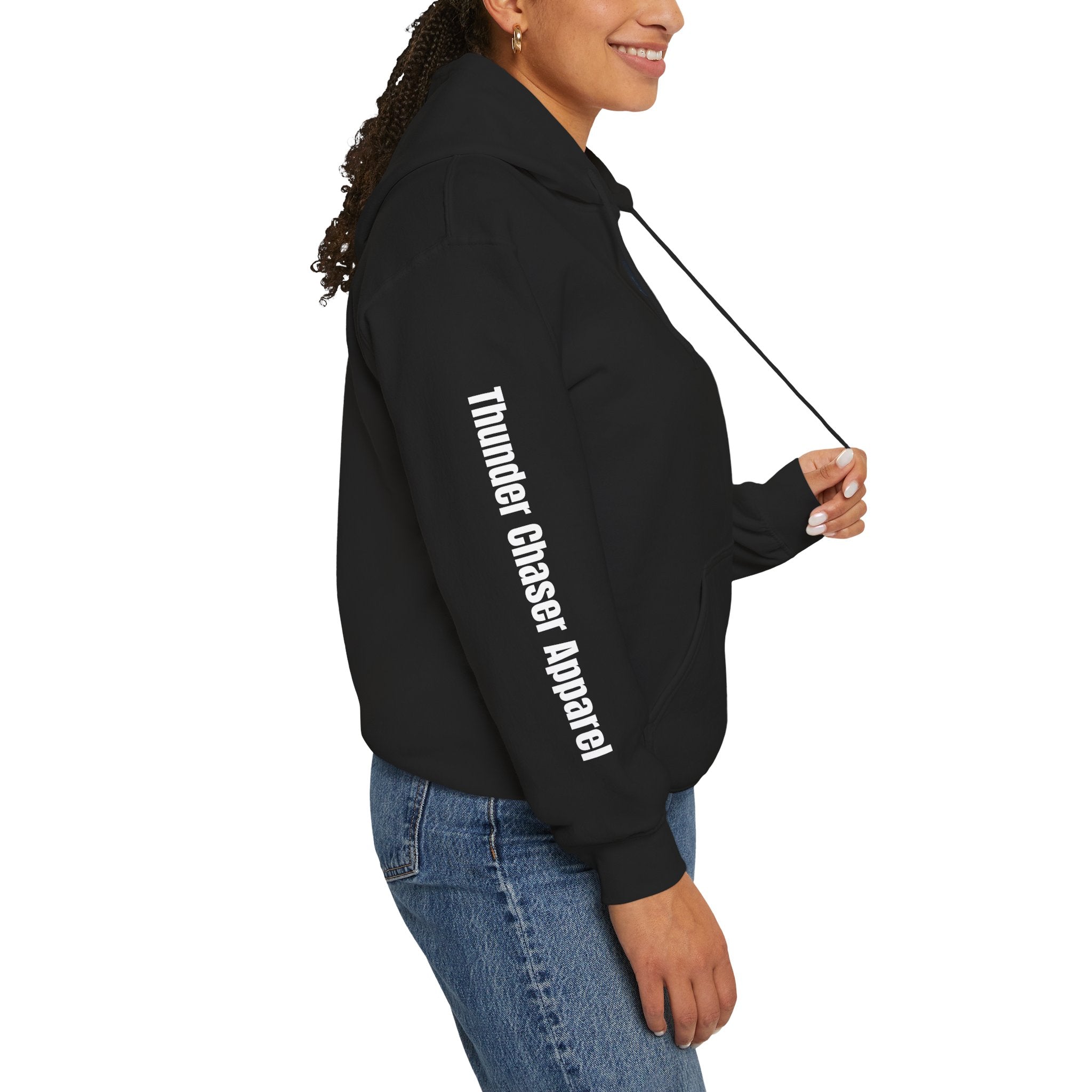 Thunder Chaser Strategy Hoodie – Lightning Bolt Graphic Sweatshirt