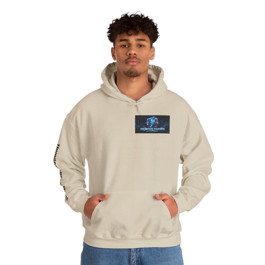 Thunder Chaser Strategy Hoodie – Lightning Bolt Graphic Sweatshirt